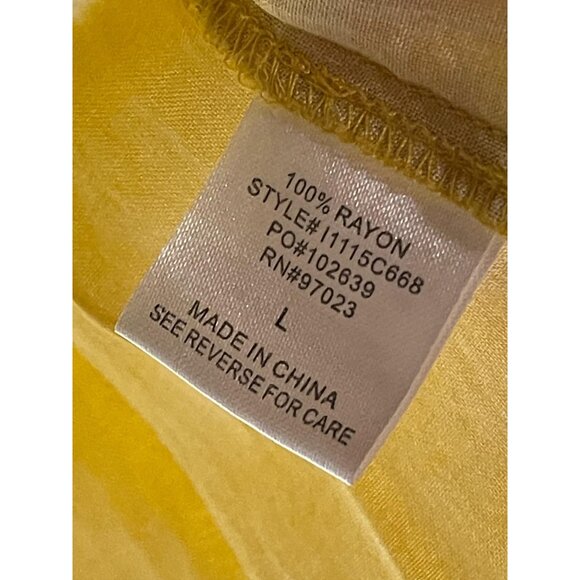 Pretty rebellious shirt sleeveless flowers strips high low large rayon armpit to - Picture 4 of 10